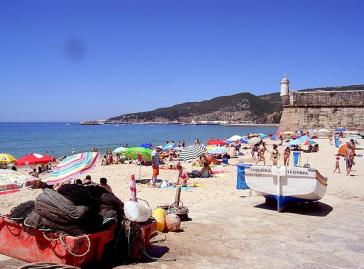 Sesimbra Beach and Fortress